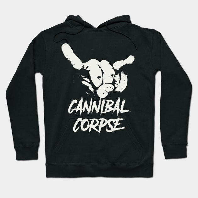 cannibal  horn sign Hoodie by sumurbatu